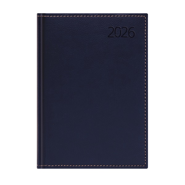 Kalendart Business 2026 B021 A5 napi beosztású kék határidőnapló