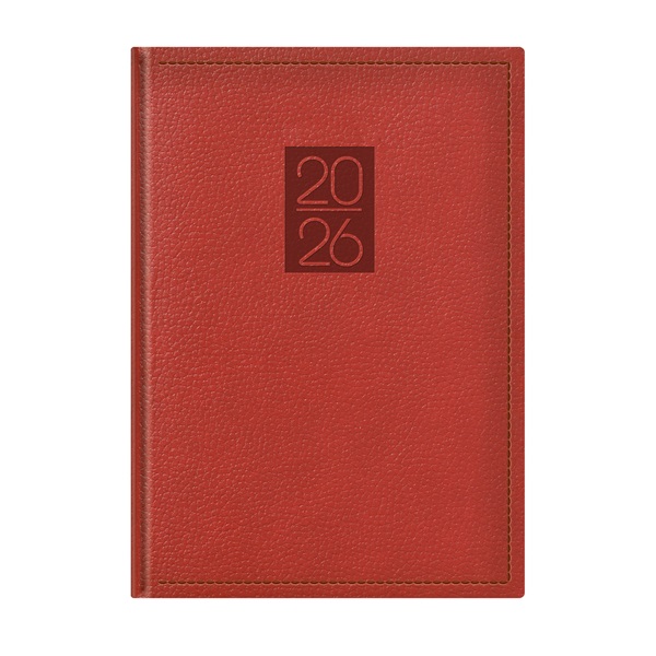 Kalendart Classic 2026 C020 B5 napi beosztású bordó határidőnapló