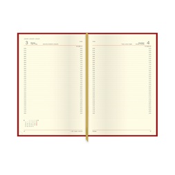 Kalendart Classic 2026 C020 B5 napi beosztású fekete határidőnapló