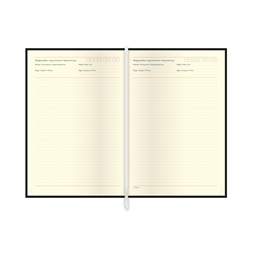 Kalendart Classic C162 B5 fekete tárgyalási napló