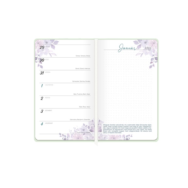 Kalendart Csak nőknek 2026 A5 Bicikli heti beosztású határidőnapló