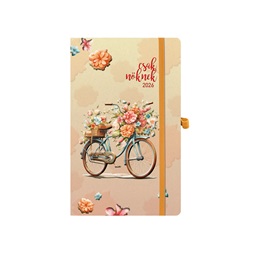 Kalendart Csak nőknek 2026 A5 Bicikli heti beosztású határidőnapló