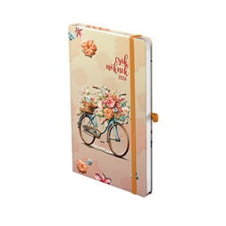 Kalendart Csak nőknek 2026 A5 Bicikli heti beosztású határidőnapló