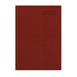 Kalendart Economic 2026 E011 B5 heti beosztású bordó határidőnapló