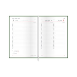 Kalendart Economic 2026 E021 A5 napi beosztású kék határidőnapló