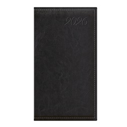 Kalendart Image 2026 I035 fekete heti beosztású álló zsebnaptár