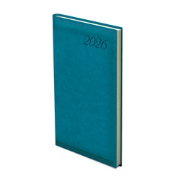 Kalendart Image 2026 I035 türkiz heti beosztású álló zsebnaptár