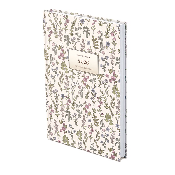 Kalendart Joy 2026 J011 B5 Kis virág heti beosztású határidőnapló