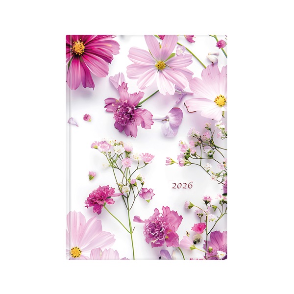 Kalendart Joy 2026 J011 B5 Pillangóvirág heti beosztású határidőnapló