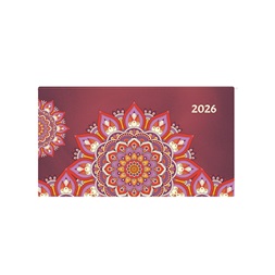 Kalendart Joy 2026 J030 Barcelona heti beosztású fekvő zsebnaptár