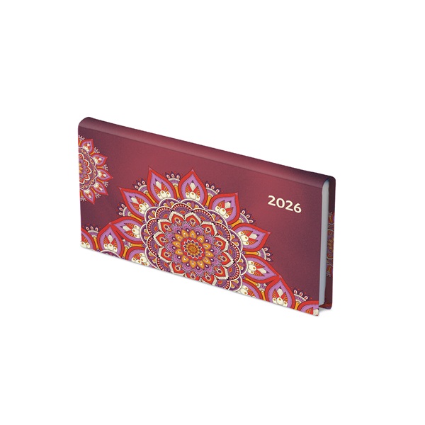 Kalendart Joy 2026 J030 Barcelona heti beosztású fekvő zsebnaptár