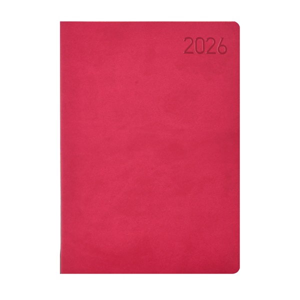 Kalendart Madeira 2026 M011 B5 heti beosztású rózsa-lila határidőnapló