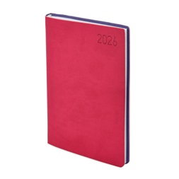 Kalendart Madeira 2026 M011 B5 heti beosztású rózsa-lila határidőnapló