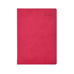 Kalendart Madeira 2026 M021 A5 napi beosztású rózsa-lila határidőnapló