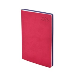 Kalendart Madeira 2026 M021 A5 napi beosztású rózsa-lila határidőnapló