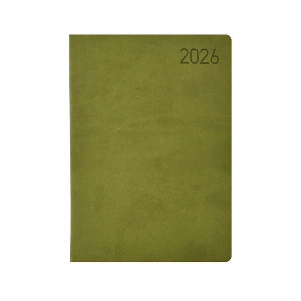 Kalendart Madeira 2026 M021 A5 napi beosztású zöld-zöld határidőnapló