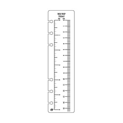 Kalendart Saturnus L340 vonalzó gyűrűs naptár kiegészítő