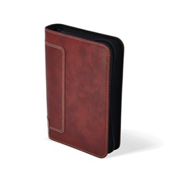 Kalendart Saturnus M227 műbőr barna gyűrűs kalendárium