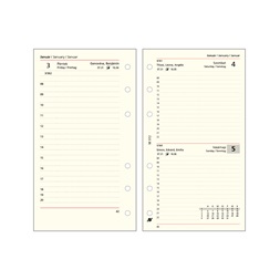 Kalendart Saturnus M312 napi beosztású gyűrűs betétlap csomag