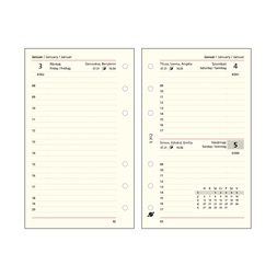 Kalendart Saturnus S312 napi beosztású betétlap csomag