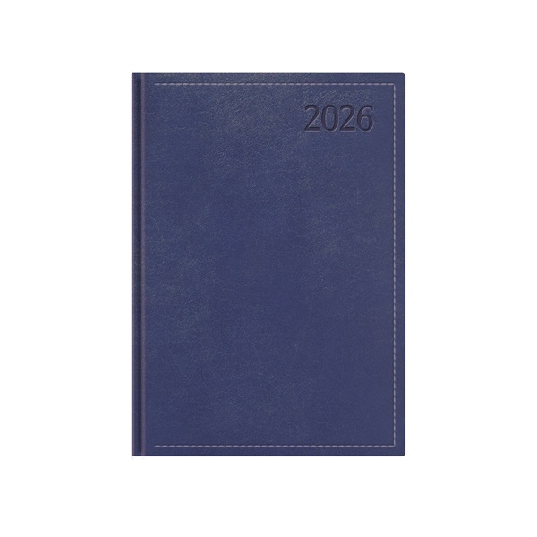 Kalendart Traditional 2026 T015 A5 heti beosztású kék határidőnapló