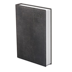 Kalendart Traditional 2026 T020 B5 napi beosztású fekete határidőnapló