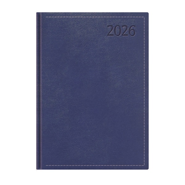 Kalendart Traditional 2026 T020 B5 napi beosztású kék határidőnapló