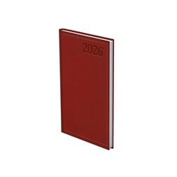 Kalendart Traditional 2026 T035 bordó heti beosztású álló zsebnaptár