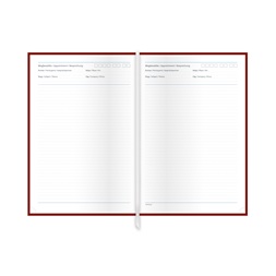 Kalendart Traditional T162 B5 fekete tárgyalási napló