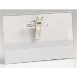 Karton P+P 50 db-os fekvő átlátszó kombinált névkitűző