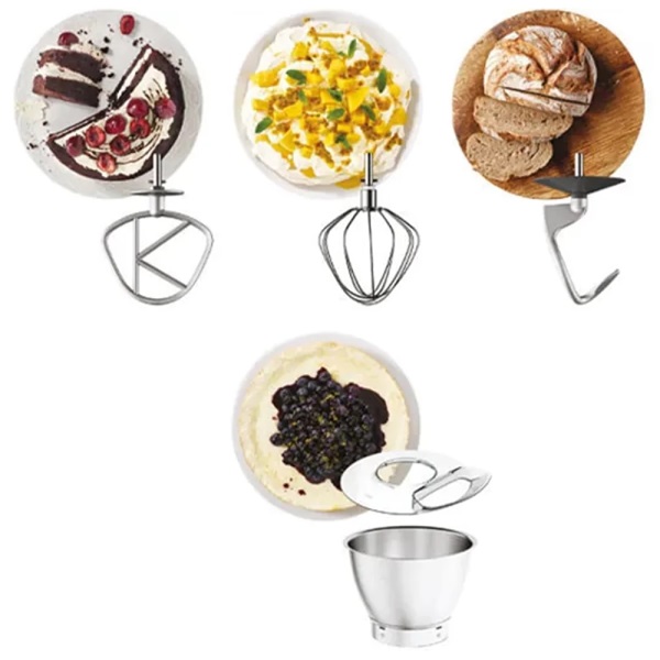 Kenwood KVC65.001W Titanium Chef Baker 1200W, 5L, fehér konyhai robotgép