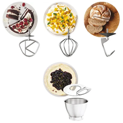 Kenwood KVC65.001W Titanium Chef Baker 1200W, 5L, fehér konyhai robotgép