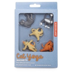 Kikkerland S/5 jógacicák hűtőmágnes