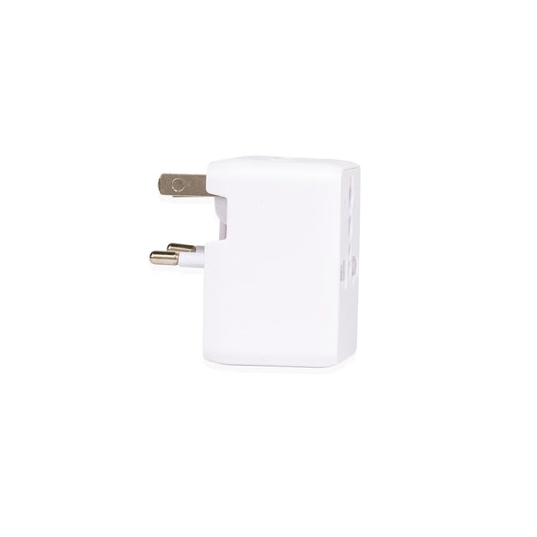 Kikkerland UL08-EU USB csatlakozóval kocka utazó hálózati adapter