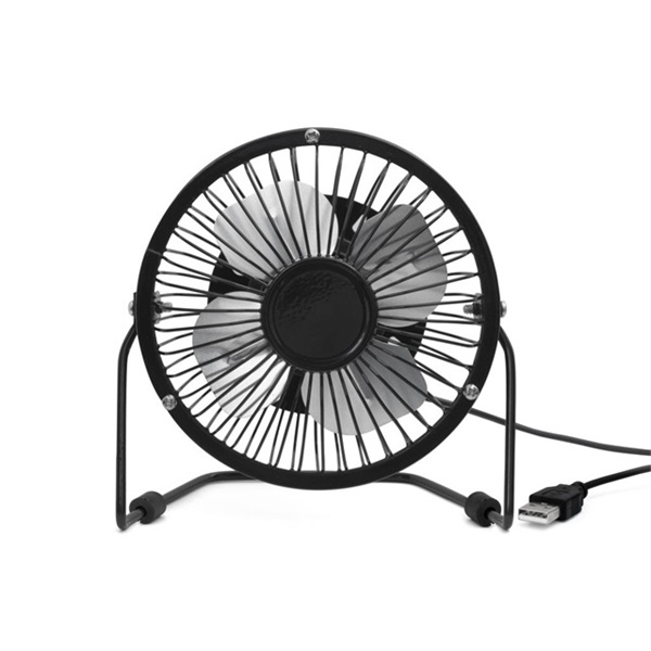 Kikkerland US143-BK-EU fekete, 15 cm, USB-s asztali ventilátor
