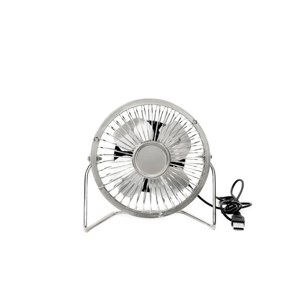 Kikkerland US143-SI-EU ezüst, 15 cm, USB-s asztali ventilátor