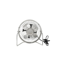 Kikkerland US143-SI-EU ezüst, 15 cm, USB-s asztali ventilátor