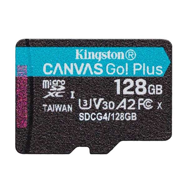 Kingston 128GB SD micro (MicroSDXC V30 U3) SDCG4/128GBSP memóriakártya