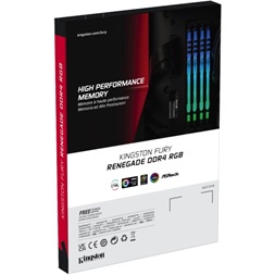 Kingston 16GB/3600MHz DDR-4 (Kit of 2) FURY Renegade RGB (KF436C16RBAK2/16) memória
