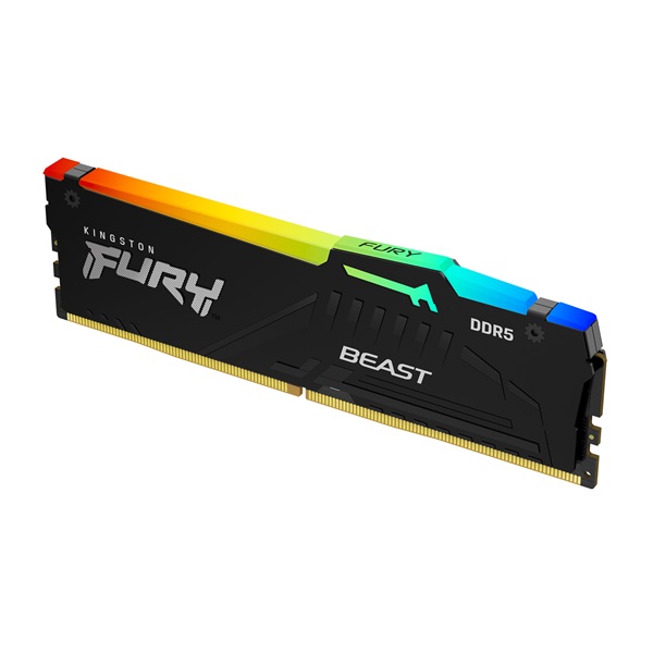Kingston 16GB/5600MHz DDR-5 FURY Beast RGB (KF556C40BBA-16) memória