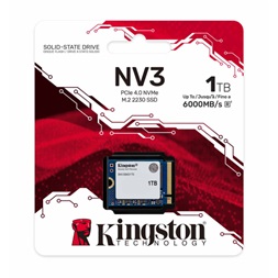 Kingston 1TB M.2 NVMe 2230 NV3 (SNV3SM3/1T0) SSD