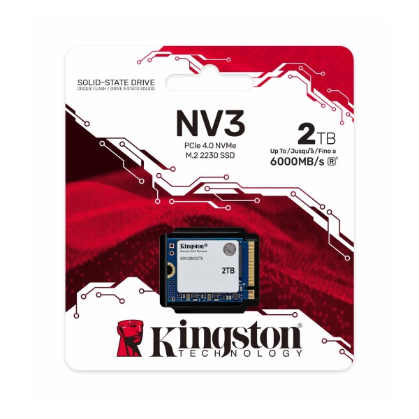 Kingston 2TB M.2 NVMe 2230 NV3 (SNV3SM3/2T0) SSD