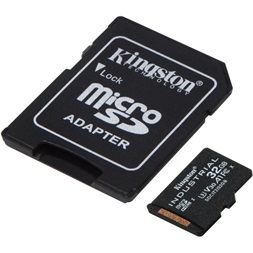 Kingston 64GB SD micro Industrial (SDXC Class 10 A1) (SDCIT2/64GB) memória kártya + olvasó