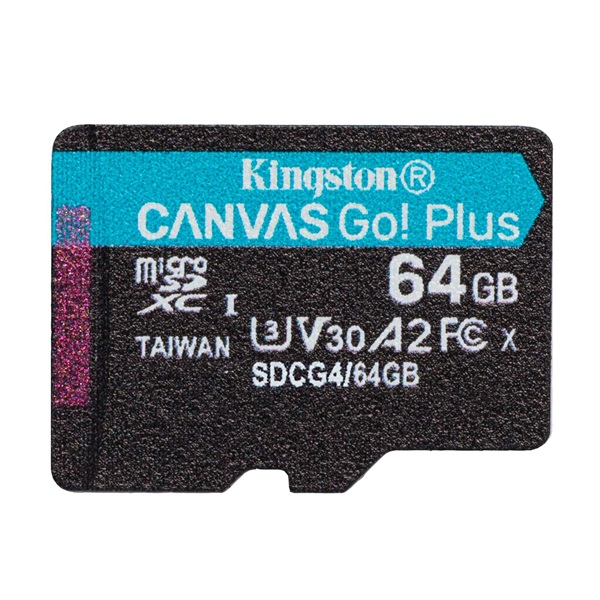 Kingston 64GB SD micro (MicroSDXC V30 U3) SDCG4/64GBSP memóriakártya