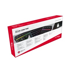 Kingston HyperX Alloy Core US RGB világító gamer billentyűzet