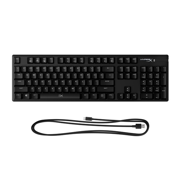 Kingston HyperX Alloy Origins (HyperX red) UK világító mechanikus gamer billentyűzet