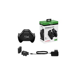 Kingston HX-CPDUX-C HyperX ChargePlay Duo Xbox One kontroller fekete töltőállomás