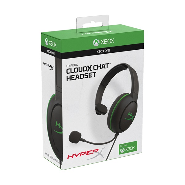 Kingston HyperX CloudX Chat (Xbox Licensed) 3,5 Jack fekete gamer headset