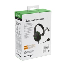 Kingston HyperX CloudX Chat (Xbox Licensed) 3,5 Jack fekete gamer headset