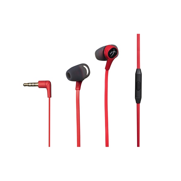 Kingston HyperX Cloud Earbuds 3,5 Jack piros gamer fülhallgató